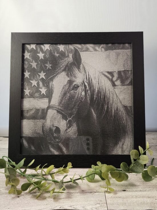 Horse - Engraved Picture