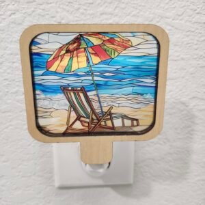 Beach Nightlight – Handcrafted Laser Cut Coastal Décor