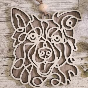 Border Collie Dog Ornament