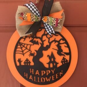 “Happy Halloween” Door or Wall Hanger