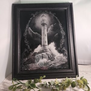 Lighthouse Engraved -