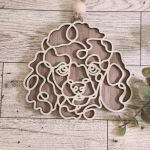 Poodle Dog Ornament