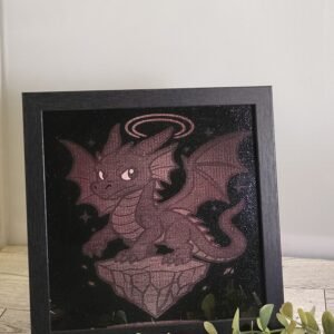 Little Red Dragon - Laser Engraved