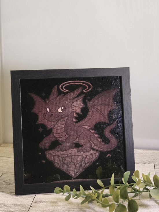 Little Red Dragon - Laser Engraved
