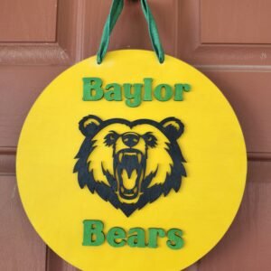Baylor Bear Door Hanger
