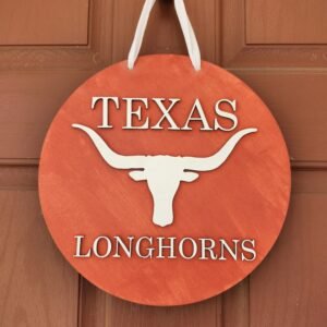Texas Longhorn Door Hanger