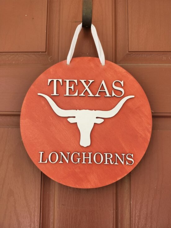 Texas Longhorn Door Hanger